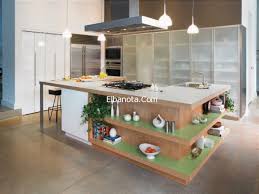 ديكورات مطابخ مفتوحة بسيطة تصميم مطابخ مفتوحة Contemporary Kitchen Island Contemporary Kitchen Open Kitchen Shelves