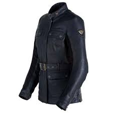 Triumph Ladies Newchurch Leather Motorcycle Jacket Kozha