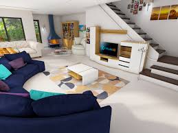 Cozy living room with decoration in 3d. Keyplan 3d Home Facebook
