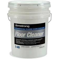 Clean residential vinyl, lvt, rigid core, ceramic. S 485 5 Gal Neutral No Rinse Floor Cleaner Armstrong