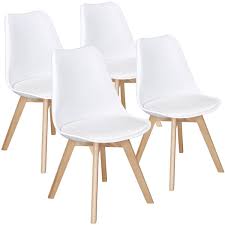 Free 2 Day Shipping Buy Smilemart Mid Century Modern Padded Dining Chairs Set Of 4 At Walm Midcentury Modern Dining Chairs Dining Chairs Modern Dining Chairs