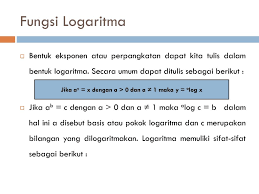 Invers dari fungsi eksponen adalah fungsi logaritma, begitu pun sebaliknya itulah mengapa pada post ini dibahas sekaligus mengenai invers fungsi eksponen dan logaritma. Fungsi Eksponensial Logaritma Invers Ppt Download