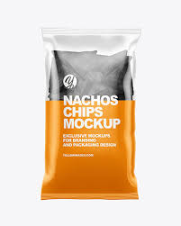 Download Bag With Black Nachos Mockup In Bag Sack Mockups On Yellow Images Object Mockups PSD Mockup Templates