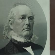 Sold at Auction: Horace Greeley Signed Cut with Portrait, Dated 1868