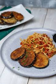 Auberginen Piccata Milanese Vegan Rezept Mangold Muskat Rezept Rezepte Gesunde Sommerrezepte Vegane Gerichte