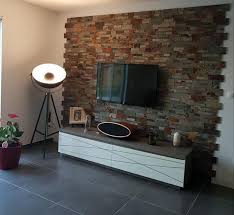 Plaquette De Parement Pierre Naturelle Multicolore Elegance Leroy Merlin Parement Pierre Interieur Deco Mur Salon Pierre