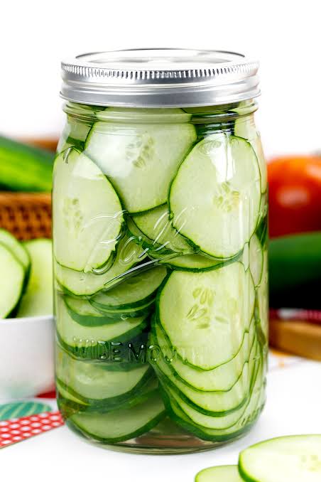 Sweet Refrigerator Pickles - Fireflies and Mud Pies