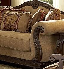 Traditional Chairs For Living Room Traditional Wood Trim Chenille Sofa Cou Traditional Living Room Furniture Living Room Furniture Sofas Home Furnishings