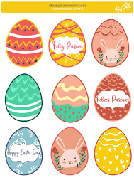 Pascuas Descargar Toppers Conejo Pascuas Kit Imprimible Pascuas Easter Pascoa Gratis Pdf Gratis Ideas Para Imprimir