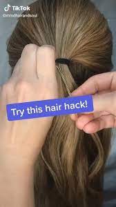 Hair Hack Video Hair Hacks Every Girl Should Know Thin Hair Hacks Curly Hair Hacks Short Hairhack Hair Styles Hair Hacks Long Hair Styles