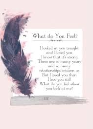 What Do You Feel Forbidden Love Quotes What Do You Feel Beautiful Words