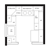 98 x 44 wood floor: 1
