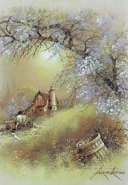 Andres Orpinas Paysage Romantique Peinture Paysage Tableaux Paysage