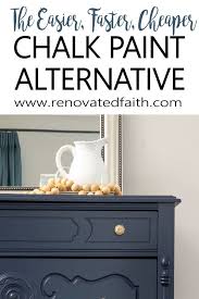 Cost Comparison How To Tutorial This Easier Alternative To Chalk Paint Is Much Cheaper And The Surface Is Much More Durable