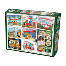 To find these puzzles, please locate a preferred retailer near you, click this link. Cobble Hill Puzzles Hitting The Road 1000 Piece Collages Assortments Jigsaw Puzzle Amazon Com Au Toys Games