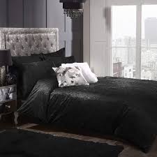 600 x 600 jpeg 91 кб. Luxurious Full Crushed Velvet Duvet Cover Pillowcase S Bed Linen Bedding Set Double Black Buy Online In Bahamas At Bahamas Desertcart Com Productid 135349696