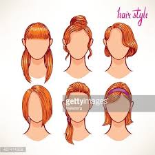 Think of celebrities like glenn close, diane keaton, helen mirren or jamie lee curtis who. Redhead Different Hairstyles Clipart Image