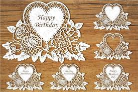Download Floral Greeting Card Svg Files For Silhouette And Cricut 74008 Cut Files Design Bundles