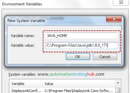 Setup Java Environment Variables Automationtestinghub