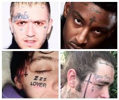 He has a knife tattoo on his forehead. Top 10 Famous Rappers With Face Tattoos Tattoo Me Now