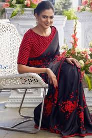 Black And Red Combination Designer Saree Buy Online Black And Red Colour Designer Heavy Party Wear Fancy Fabric Saree With Banglori Silk Desig Fancy Sarees Party Wear Black And Red Saree Saree Designs