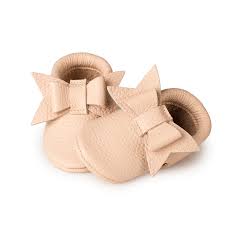 Baby Girl Leather Moccasins Custom Name Infant Baby Shoes Girls With Bows  Newborn Girls Toddler Soft Sole Toddler Shoes Walker Personalized