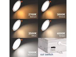 Unity lighting in mobile games. Amico 6 Pack 6 Inch 5cct Ultra Thin Led Recessed Ceiling Light With Junction Box 2700k 5000k Selectable 12w Eqv 110w Dimmable Can Killer Downlight 1050lm High Brightness Etl And Energy Star Newegg Com