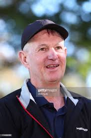Jim Joyce, Ash Barty's first tennis coach speaks to the media during...  News Photo