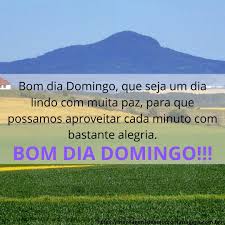 Bom dia de domingo para whatsapp
