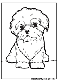 Days of the week hedgie coloring pages: All New Puppy Coloring Pages I Heart Crafty Things