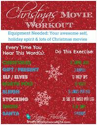 12 Days Of Healthy Christmas Activities For Families Healthy Ideas For Kids Movie Workouts Christmas Workout Holiday Workout