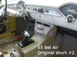 55 Chevy Bench Seat Floor Shifter Air Conditioning Vents Power Window Switches Console Car Console Bench Seat Console 57 Chevy Bel Air
