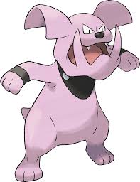 Dansé au sommet d'une tete de chien géante. Granbull Pokepedia