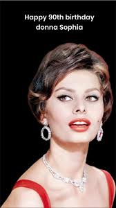 Happy Birthday donna Sophia #foryou #fypage #viral #facts #napoli #italy  #sophialoren #movie #star #red #story #history #film #actress