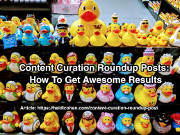 This, too, takes two arguments. Content Curation Roundup Posts How To Get Awesome Results Heidi Cohen