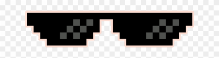 Pixel Sunglasses Transparent Transparent Background Thug Life Google Clipart 551252 Pikpng