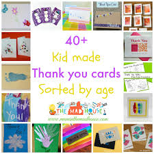 Thank you ecards are a very solid way to express thanks for a favor or solid that someone has done for you. Kid Made Thank You Cards Sorted By Age Mum In The Madhouse