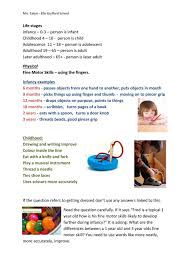 Health And Social Care Revision Booklet Life Stages D T By Woodlands School Issuu