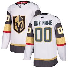 Nhl youth vegas golden knights alex tuch #89 replica home jersey. Vegas Golden Knights Adidas Away Authentic Custom Jersey White