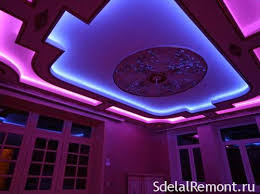 For compact rooms with low. Ceiling Lights With Led Tapes Advantages Installation Methods