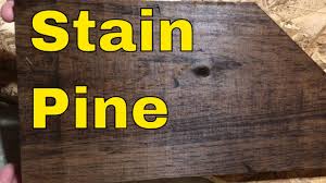 Learn how to stain pine with a few simple tricks. How To Stain Pine Wood Tutorial Youtube