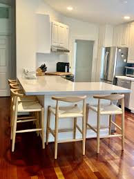 Hans Wegner Ch24 Wishbone Chair Set Of 2 Kitchen Bar Design Modern Counter Stools Mid Century Bar Stools