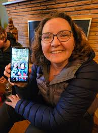 Glory of the snow flowers in campmeeting community garden