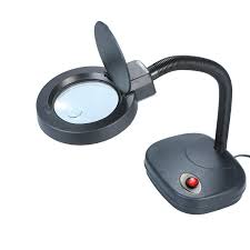5x led desk magnifier lamp 10. Bench Magnifier 10x 5x 3 8 Diopter Flexible Gooseneck Led Table Desktop Magnifying Glass Lamp Lens