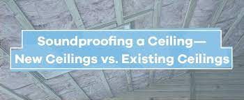 Soundproofing A Ceiling New Vs Existing Ceiling Soundproofing Soundproof Cow Sound Proofing Ceiling New Builds