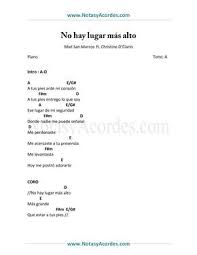 Es entregarte todo mi corazon. No Hay Lugar Mas Alto Acordes Para Piano Y Guitarra Aprende A Tocar Musica Cristiana So Letras De Canciones Cristianas Canciones Cristianas Notas De Canciones