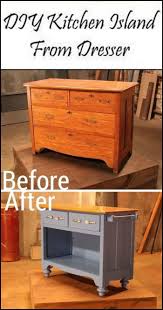Diy Dresser Kitchen Island Dresser Kitchen Island Diy Kitchen Decor Diy Kitchen Island