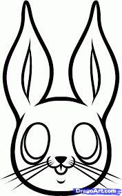 How To Draw An Easter Bunny Face Step By Step Easter Seasonal How To Draw An Easter Bunny Easter Bunny Faces Drawings