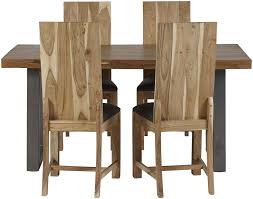 This makes for a beautifully pared back and natural overall look but if you want to make sure your household and guests can always sit in complete comfort at the table. 2 X Acacia Wood Dining Chair Chunky Dining Chairs