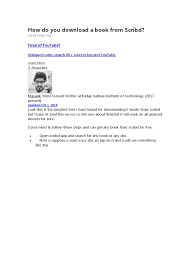 Scribd for android scribd for ios. How Do You Download A Book From Scribd Pdf